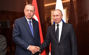 Встреча Президента России В.В.Путина с Президентом Турции Р.Т.Эрдоганом Встреча Президента России В.В.Путина с Президентом Турции Р.Т.Эрдоганом