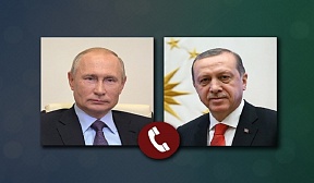 Rusya Devlet Başkanı Vladimır Putin, Türkiye Cumhurbaşkanı Recep Tayyip Erdoğan ile telefonda görüştü