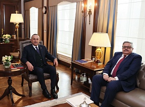 Ambassador A.Erkhov met with Foreign Minister M.Çavuşoğlu Ambassador A.Erkhov met with Foreign Minister M.Çavuşoğlu