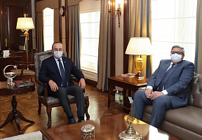 Ambassador A.Erkhov met with Foreign Minister M.Çavuşoğlu Ambassador A.Erkhov met with Foreign Minister M.Çavuşoğlu