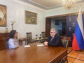Интервью Посла А.В.Ерхова телеканалу «KRT TV» 