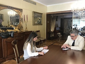 Посол А.В.Ерхов дал интервью турецким телеканалам «А Хабер» и ‘A News’ Посол А.В.Ерхов дал интервью турецким телеканалам «А Хабер» и ‘A News’