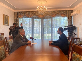 Rusya Büyükelçisi Aleksei Erkhov Ulusal’a konuştu Rusya Büyükelçisi Aleksei Erkhov Ulusal’a konuştu