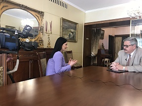 А.В.Ерхов дал интервью турецкого телеканалу CNN Türk А.В.Ерхов дал интервью турецкого телеканалу CNN Türk