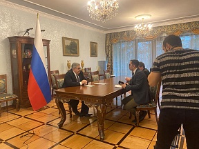 Rusya Büyükelçisi Aleksei Erkhov A Haber’e konuştu Rusya Büyükelçisi Aleksei Erkhov A Haber’e konuştu