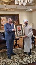 Büyükelçi Aleksey Erkhov Ali Erbaş’ı ziyaret etti Büyükelçi Aleksey Erkhov Ali Erbaş’ı ziyaret etti